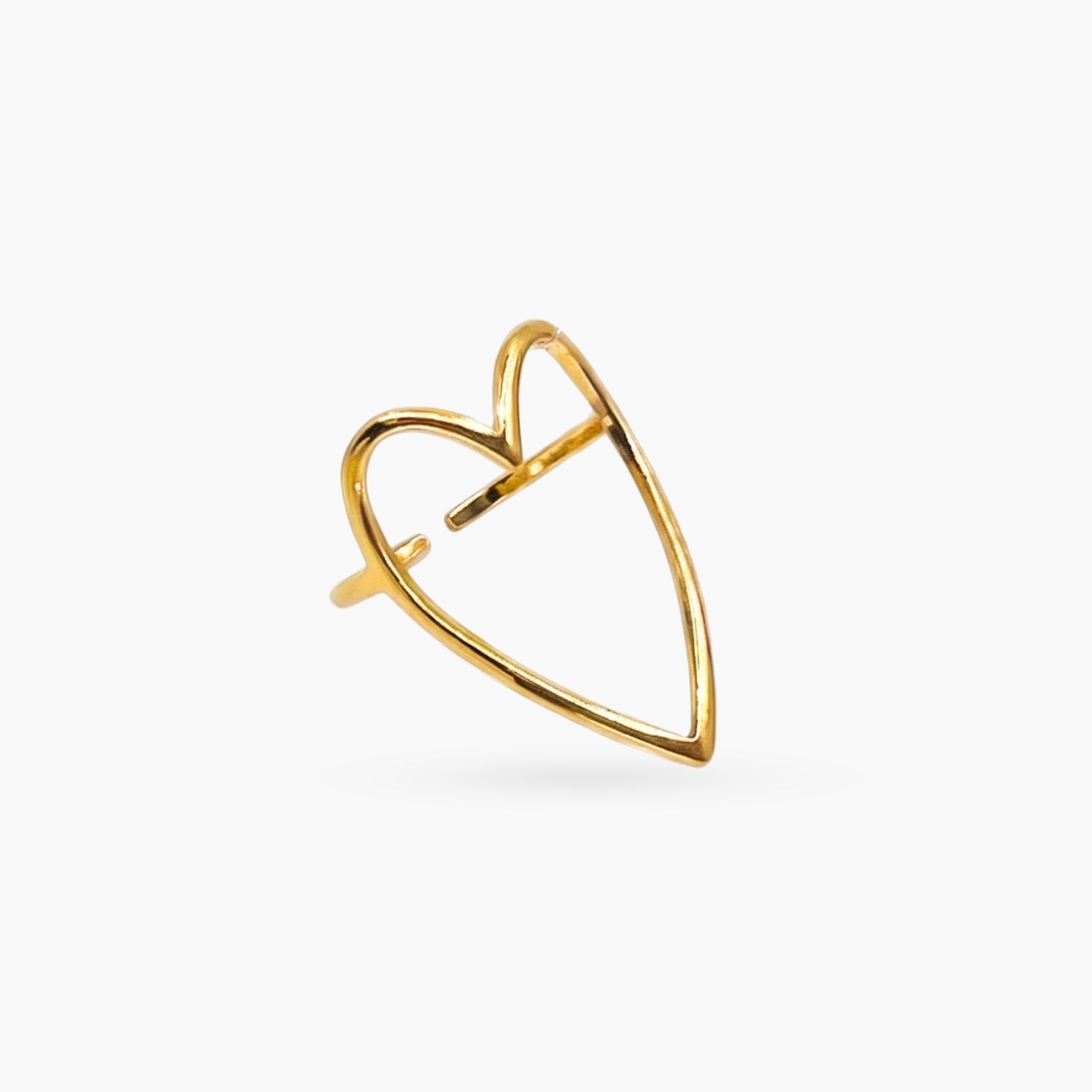 The Silhouette Heart Ring