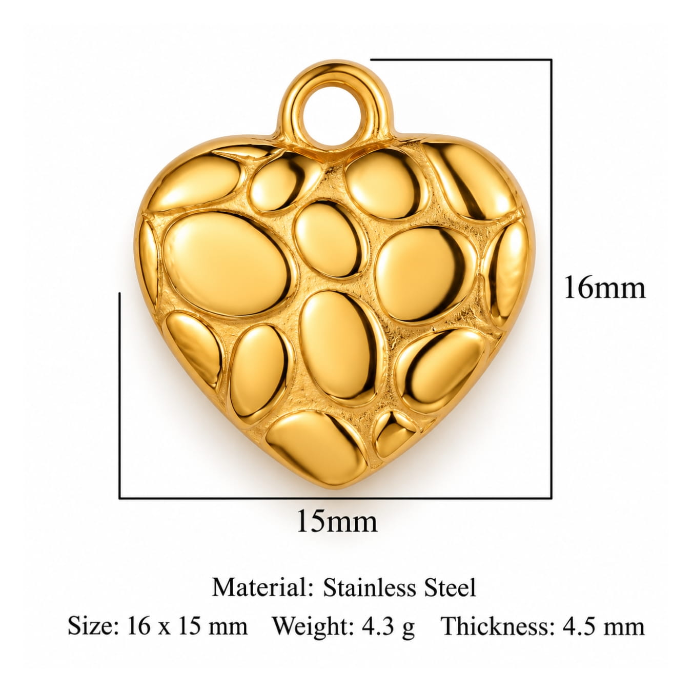 Build Your Own Charm - Heart Charms