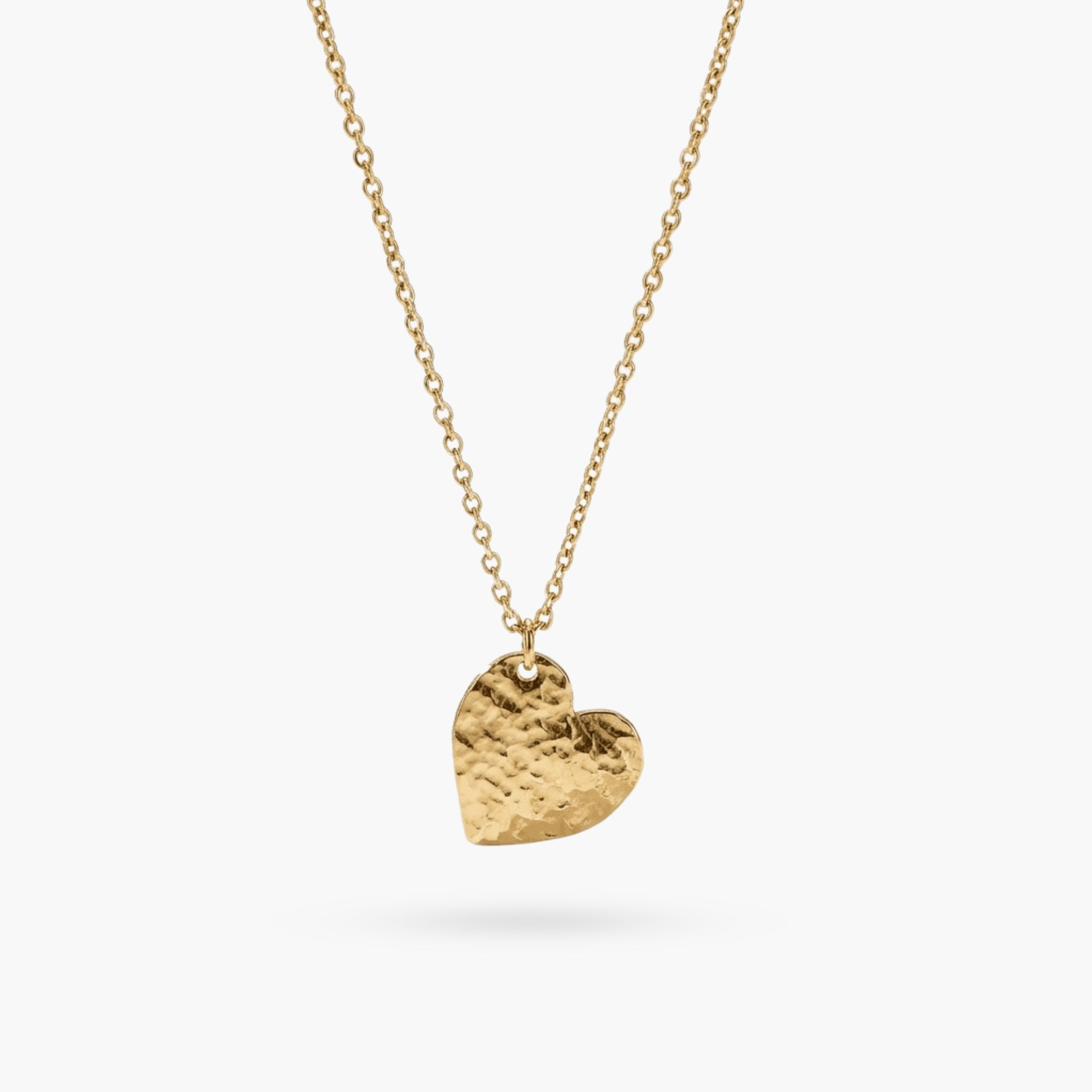 The Hammered Heart Necklace