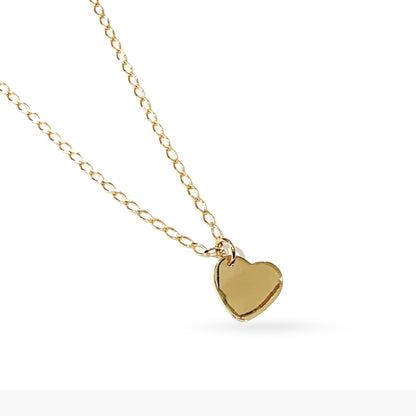 The Tender Heart Necklace in 10K Gold
