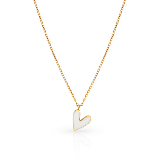 White Young at Heart Gold Necklace