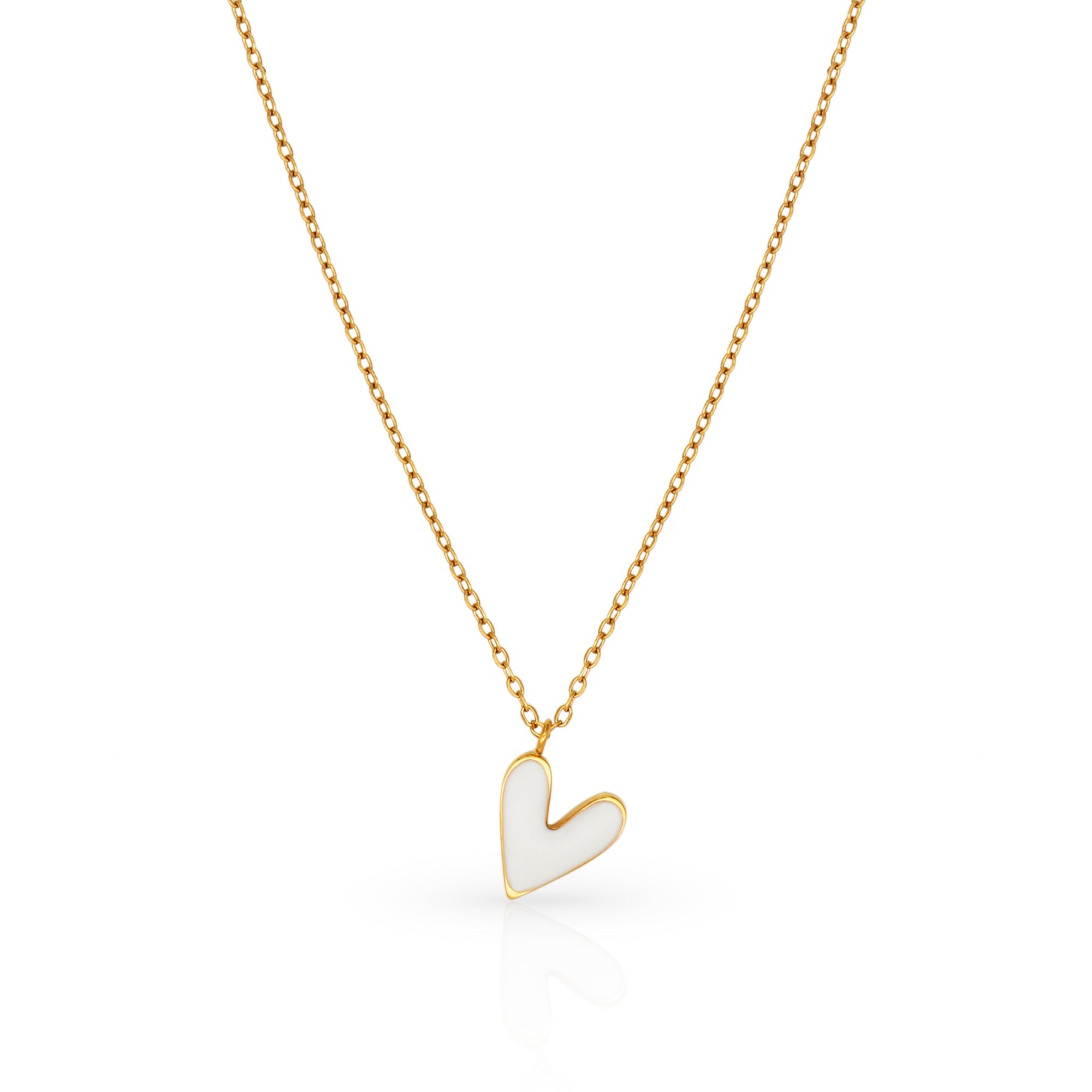 White Young at Heart Gold Necklace