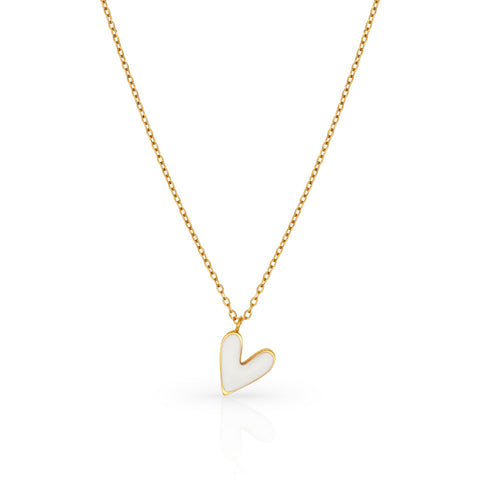 White Young at Heart Gold Necklace