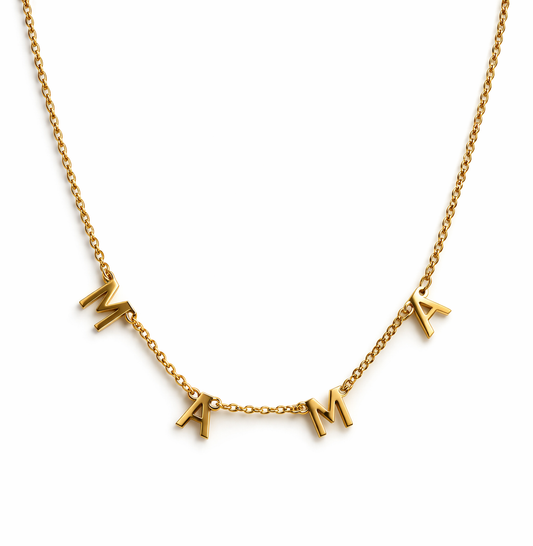 The Mama Spaced  Necklace