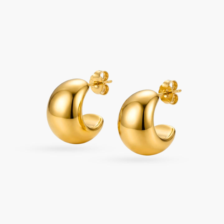 Bottega Teardrop Gold Earrings