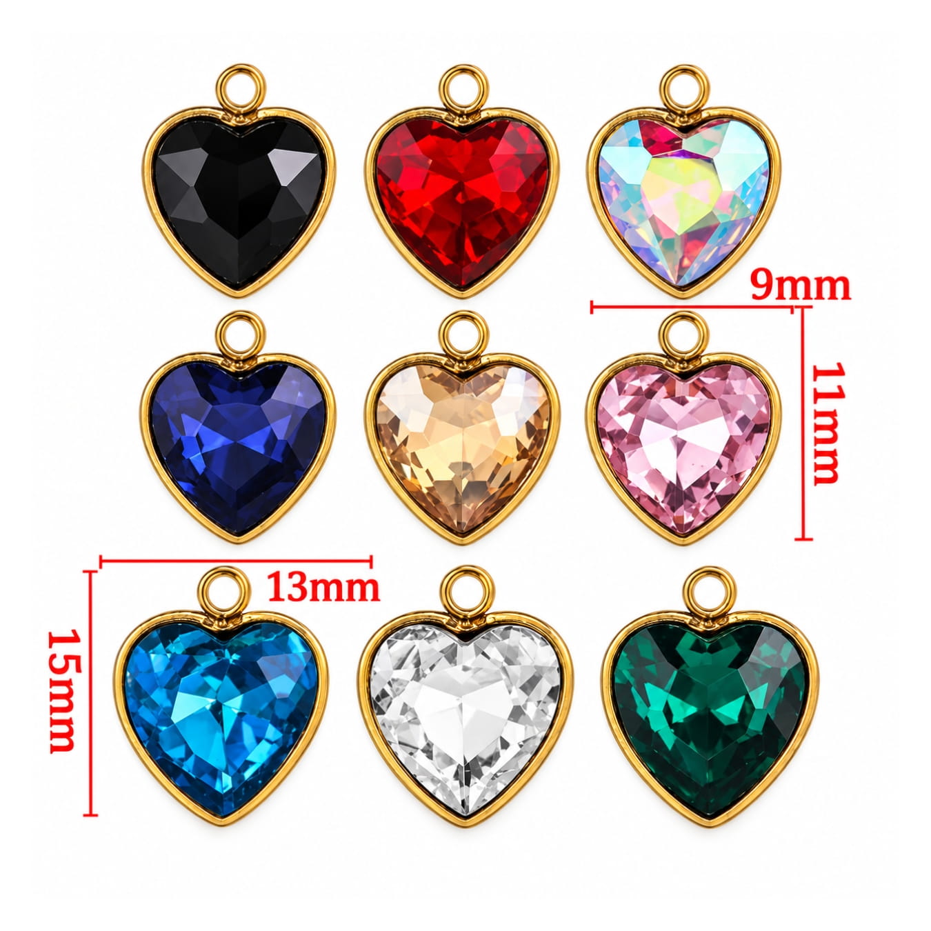 Build Your Own Charm - Heart Charms