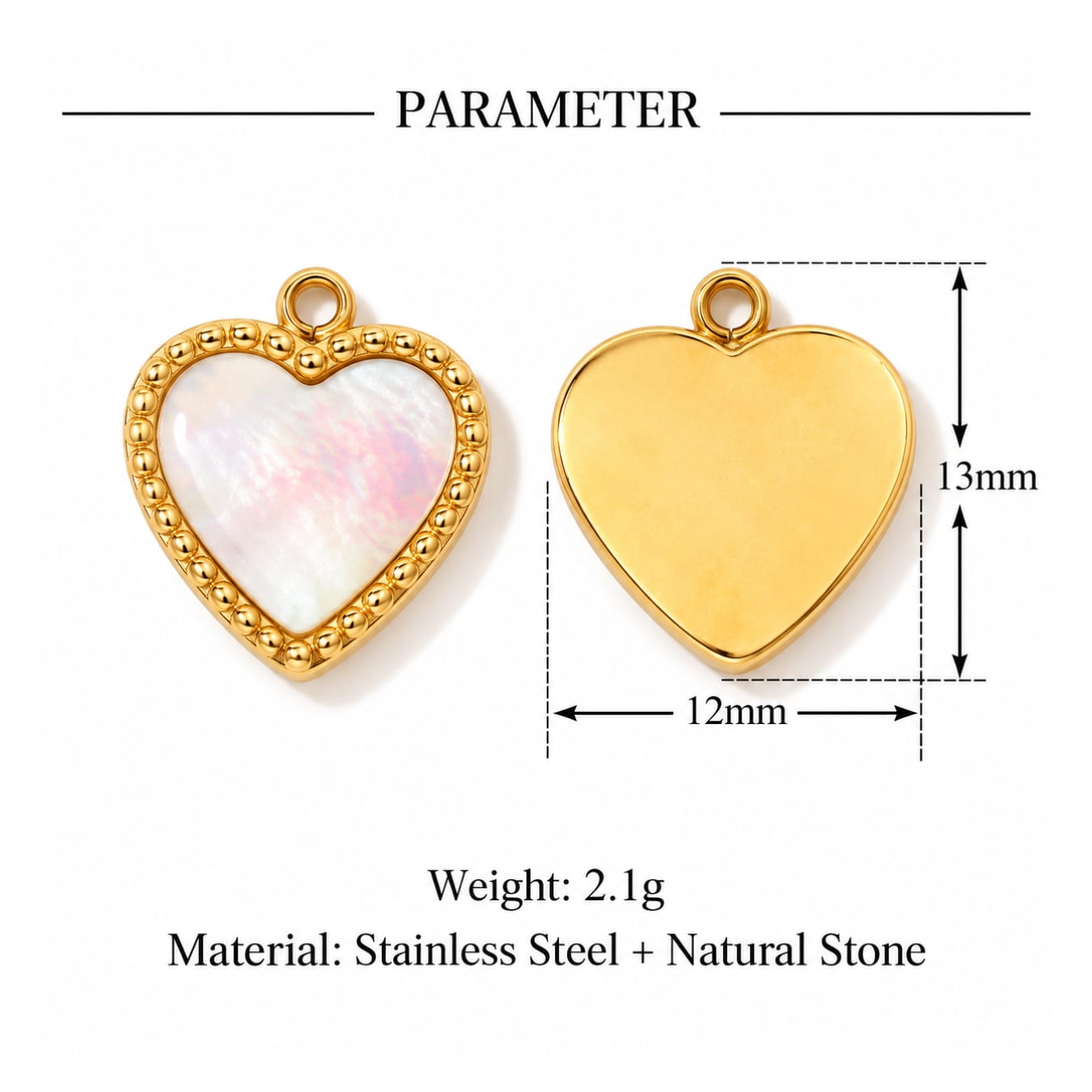 Build Your Own Charm - Heart Charms