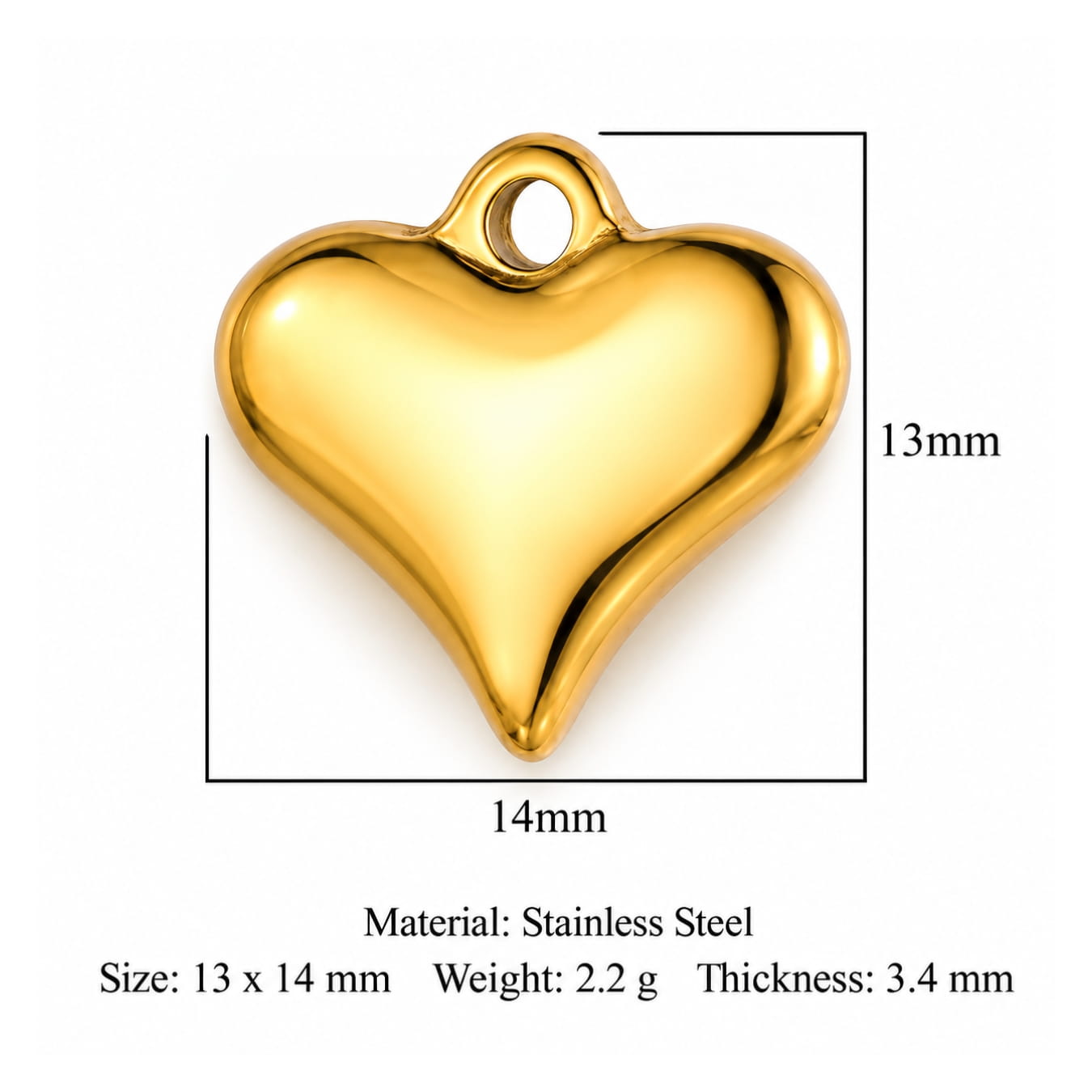 Build Your Own Charm - Heart Charms