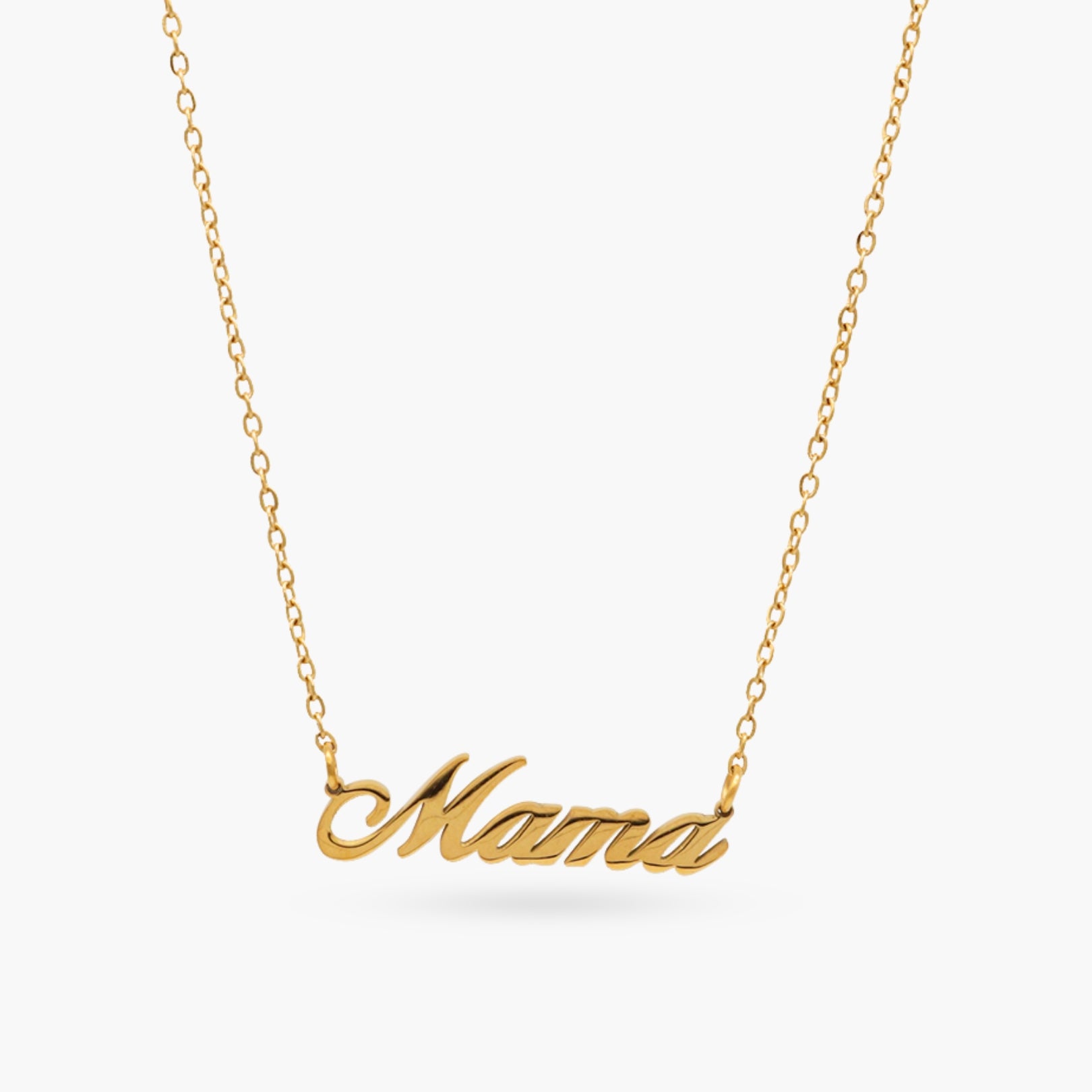 Mama in Cursive Necklace