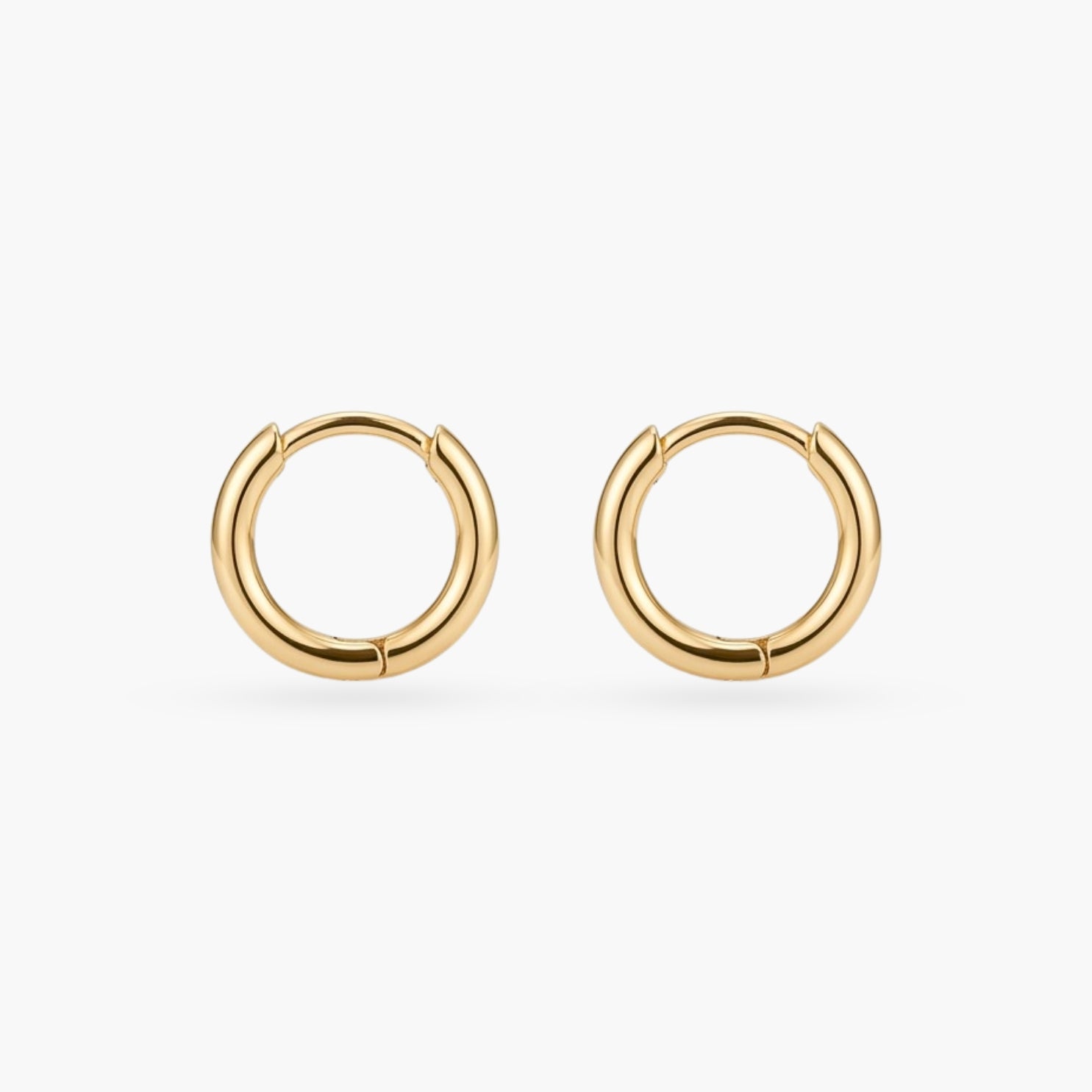 14k Solid Gold Mini Hoops