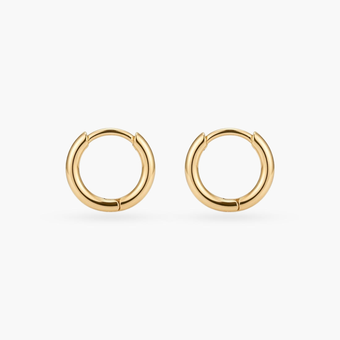 14k Solid Gold Mini Hoops
