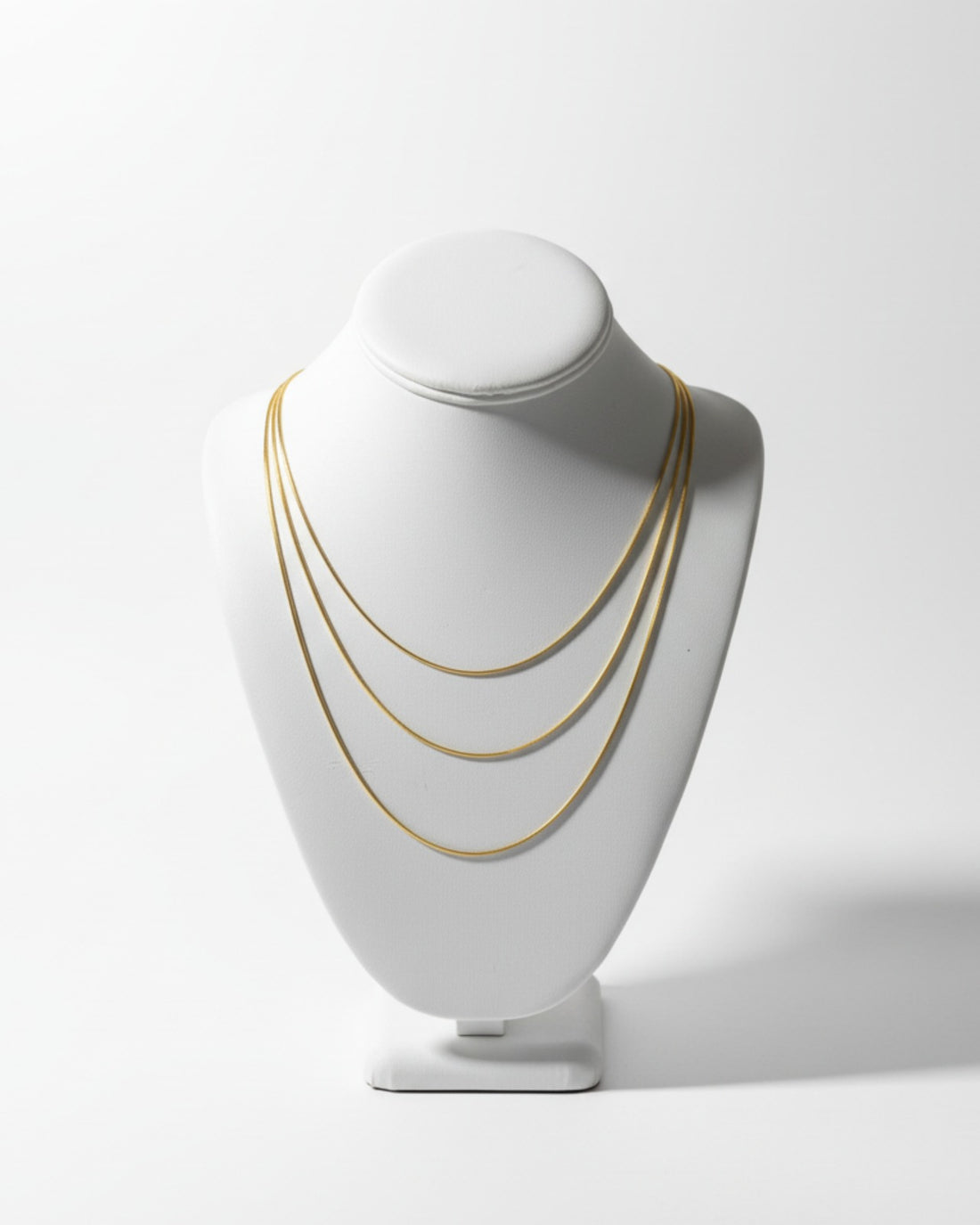 The Snake Chain Gold Set (3 in 1 - Long)