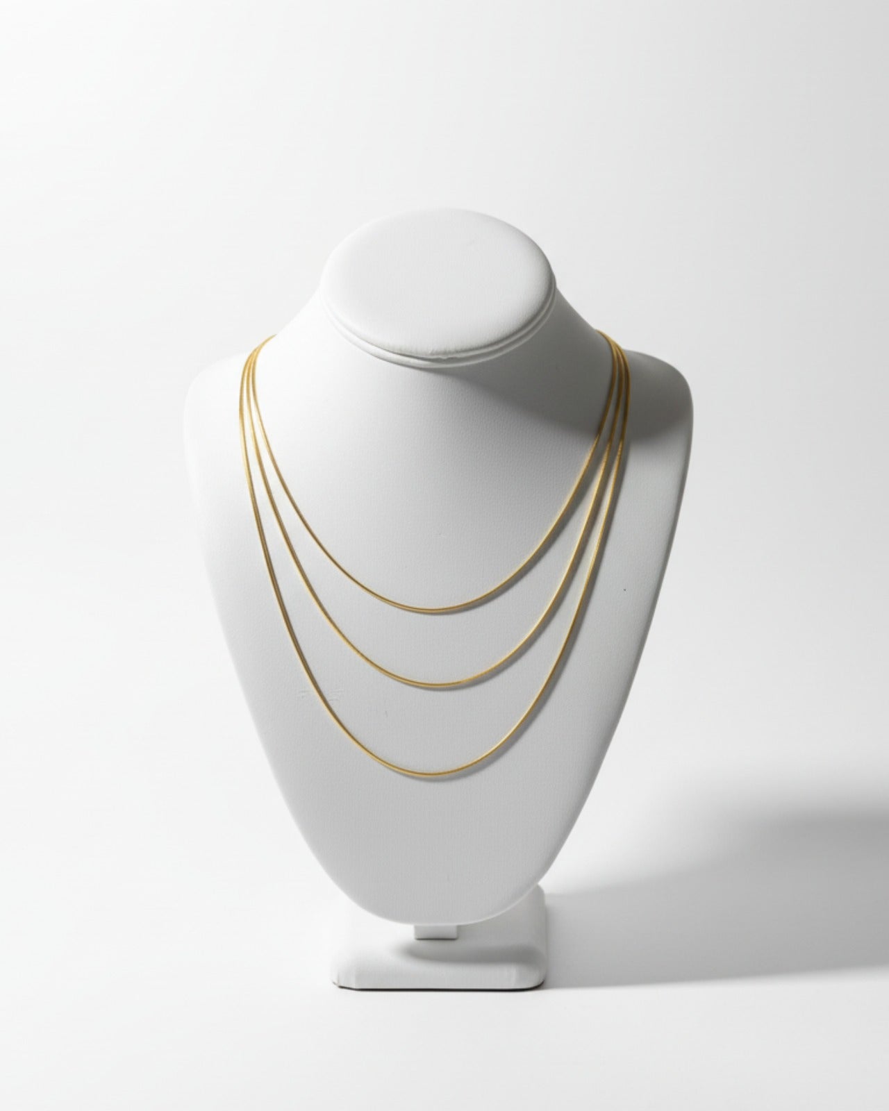 The Snake Chain Gold Set (3 in 1 - Long)