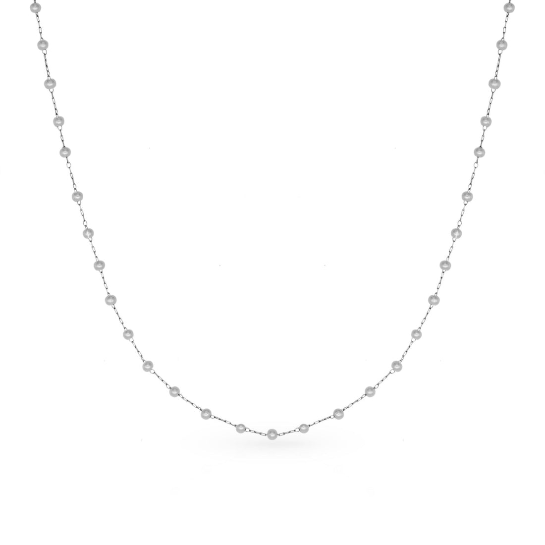 Dainty Pearl Short GG Necklace