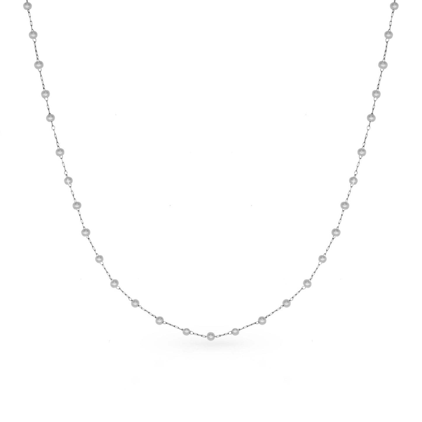 Dainty Pearl Short GG Necklace