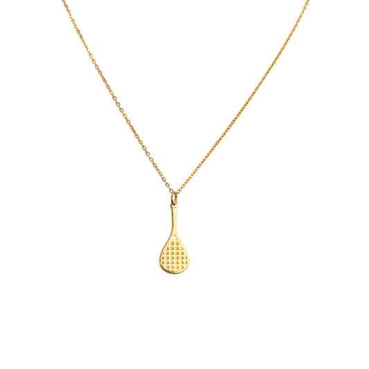 The Love Wins Tennis Gold Necklace