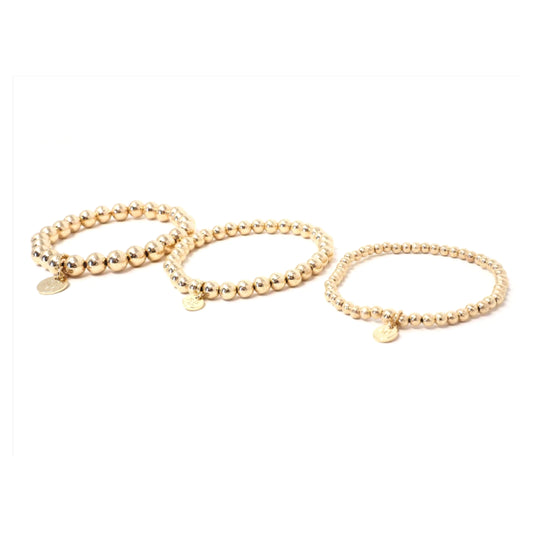 Eternity Bracelet in Gold Smooth