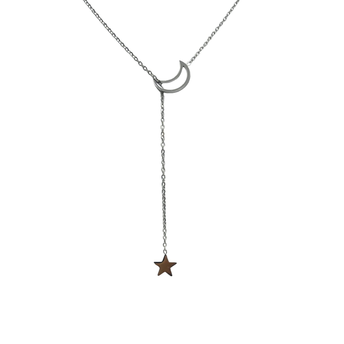 Moon and Back Necklace