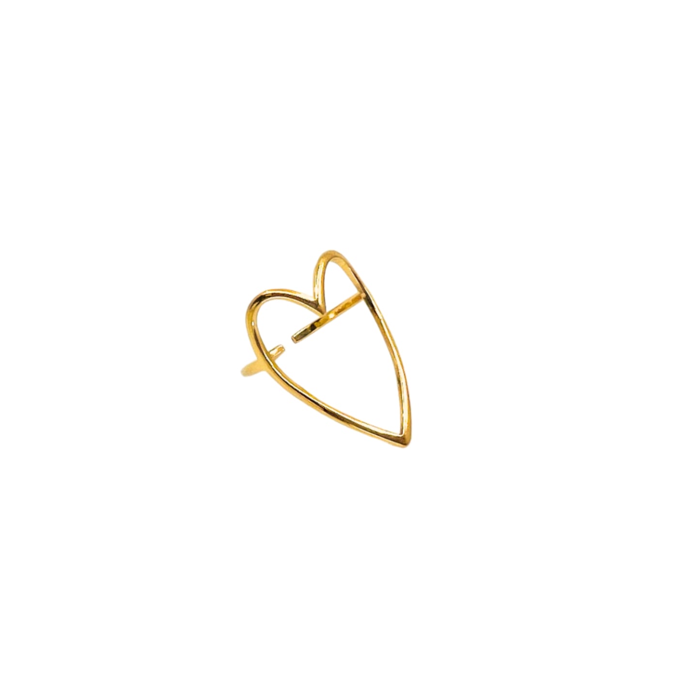 The Silhouette Heart Ring
