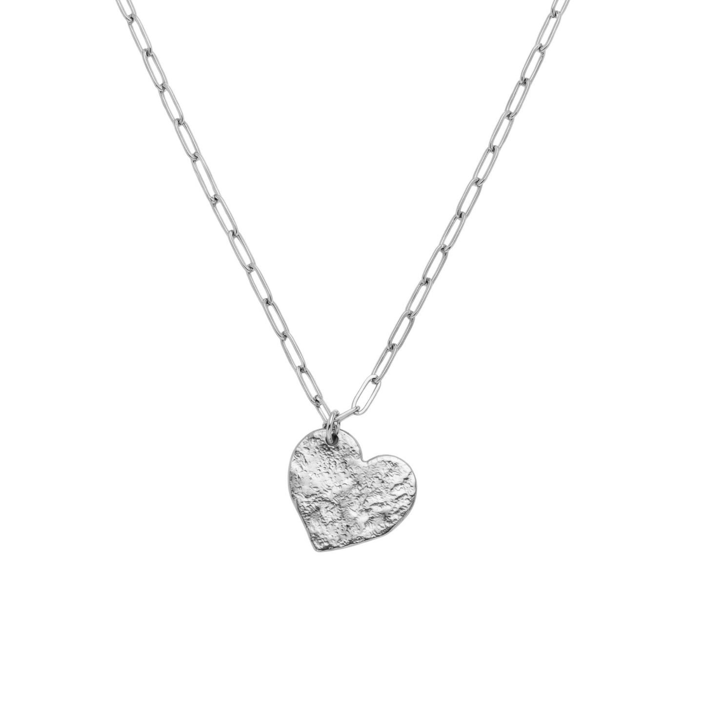 The Hammered Heart Necklace