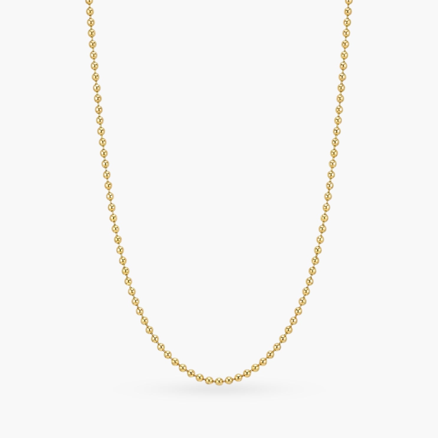Ball Chain Necklace with Fish Charm