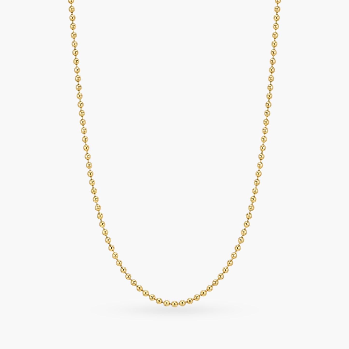 Ball Chain Necklace with Fish Charm