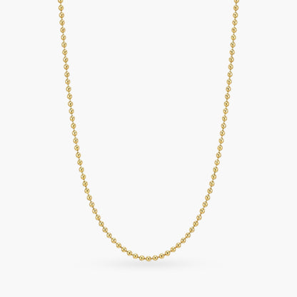 Ball Chain Necklace with Fish Charm