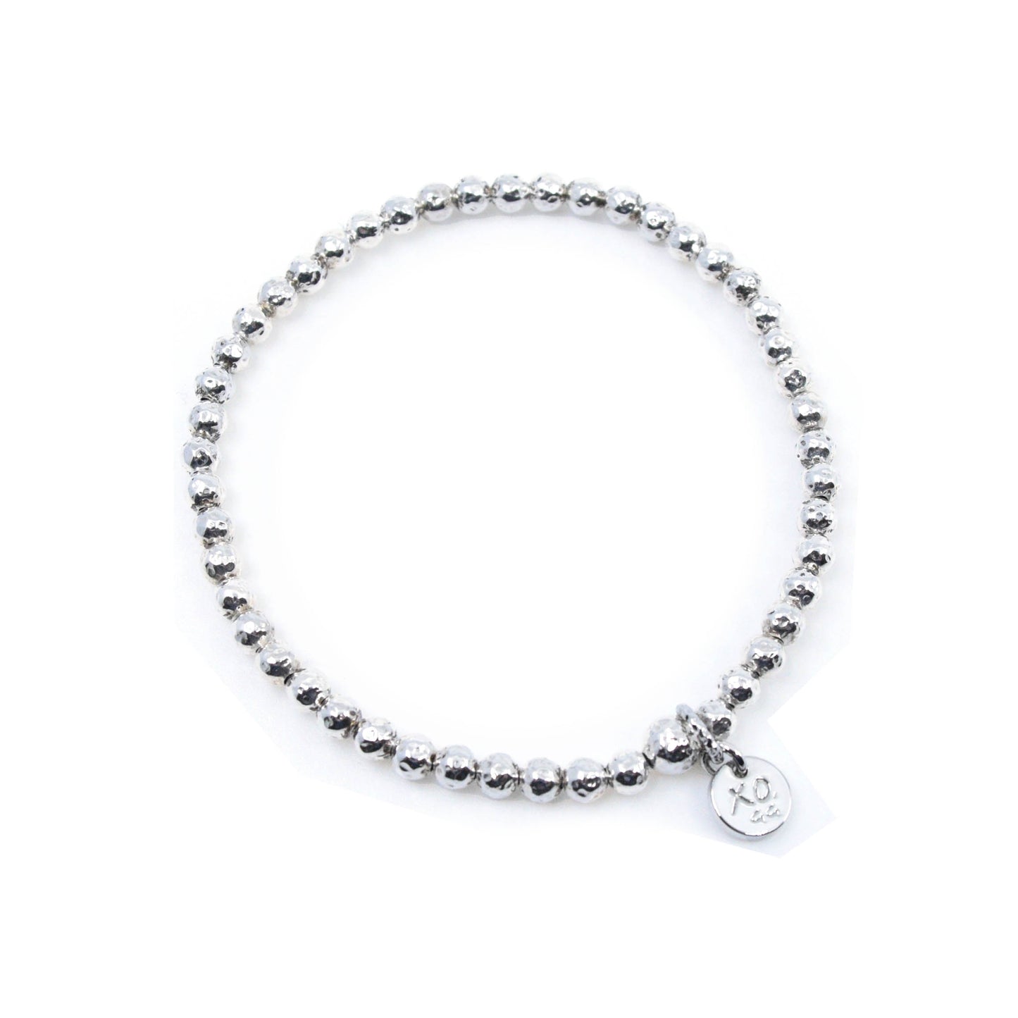 Eternity Bracelet in Hammered