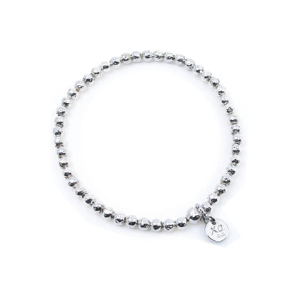 Eternity Bracelet in Hammered