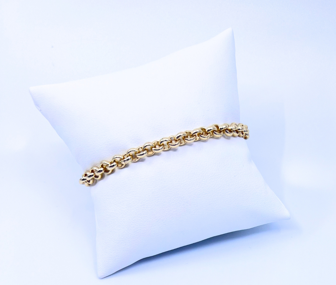 The Round Cable Link Bracelet