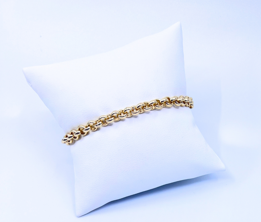 The Round Cable Link Bracelet