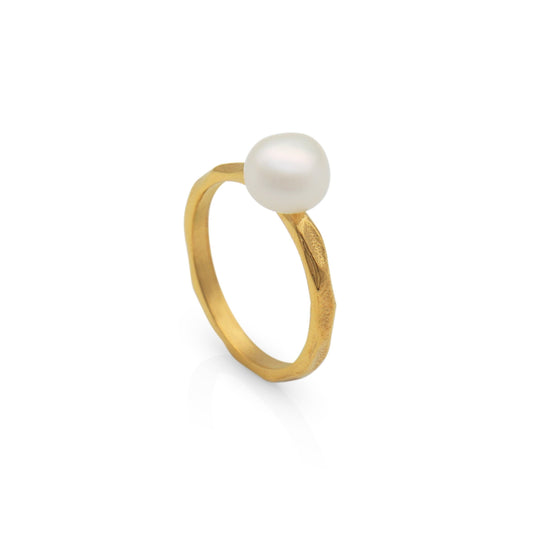 The Single Pearl Ring