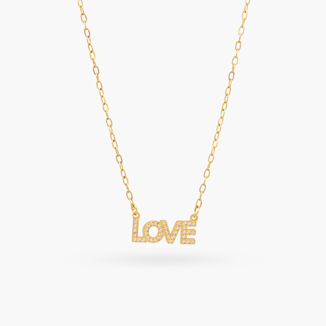 The Love Horizontal Necklace Bling