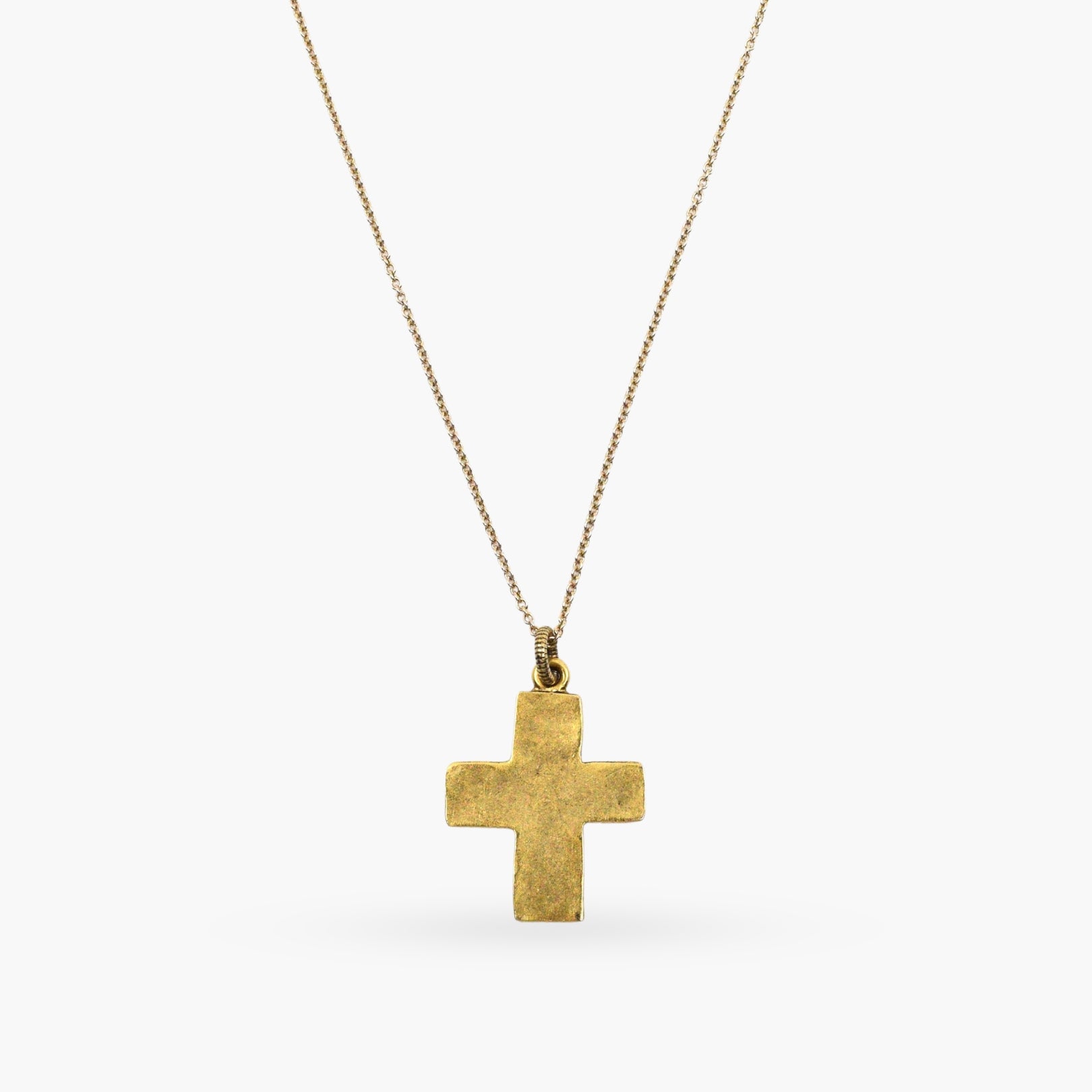 The Rustic Walk in Faith Cross Necklace