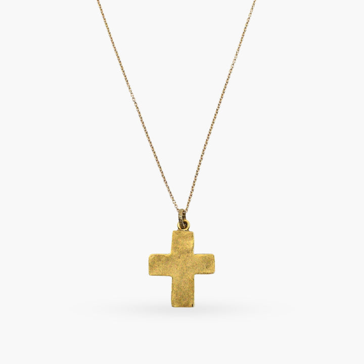 The Rustic Walk in Faith Cross Necklace