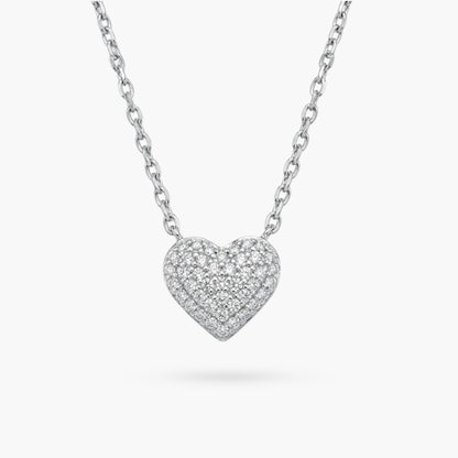 Icy Heart Necklace