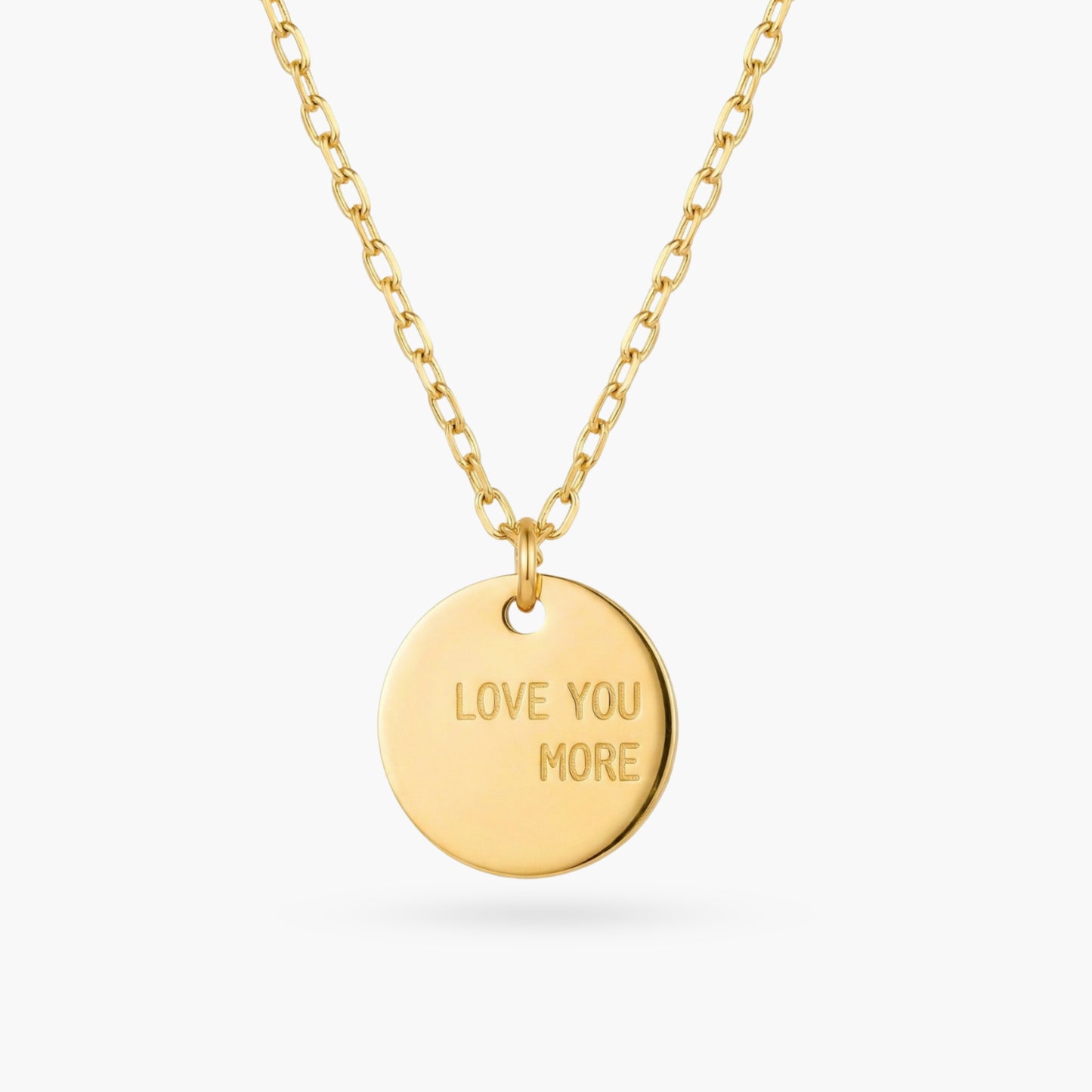 Love You More Coin Necklace