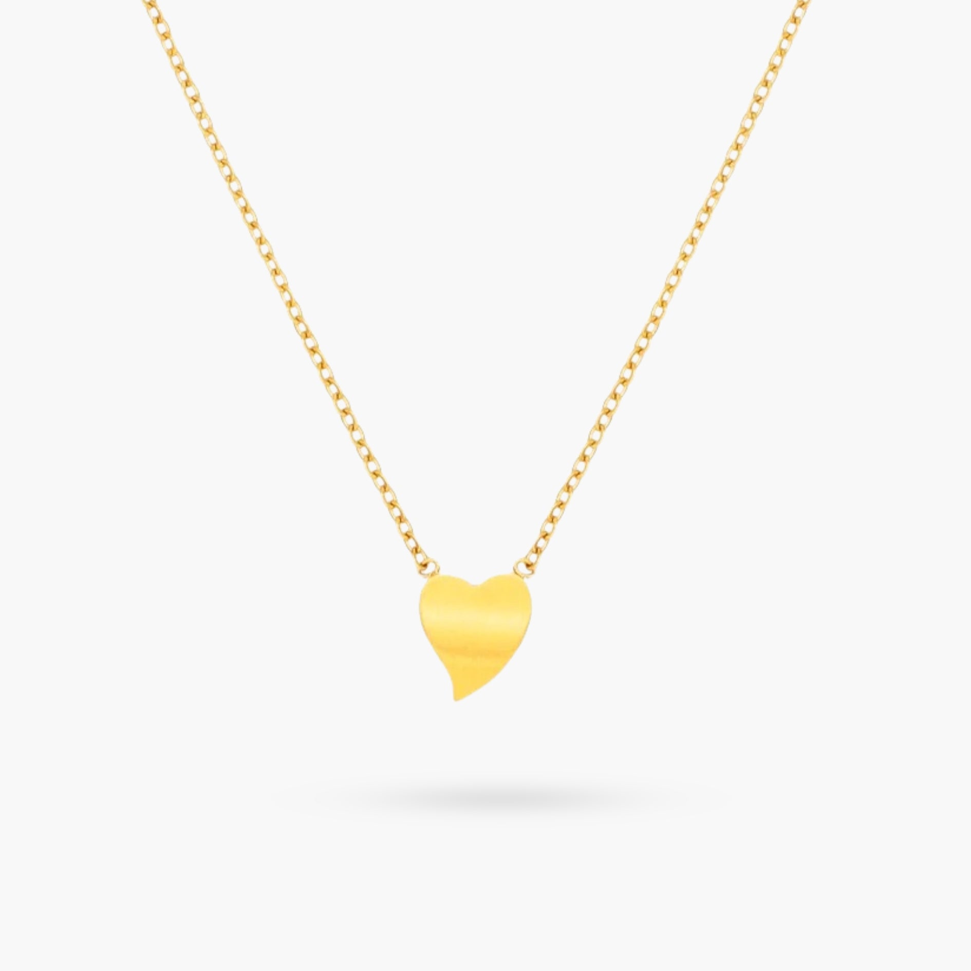 Dear to My Heart Gold Necklace