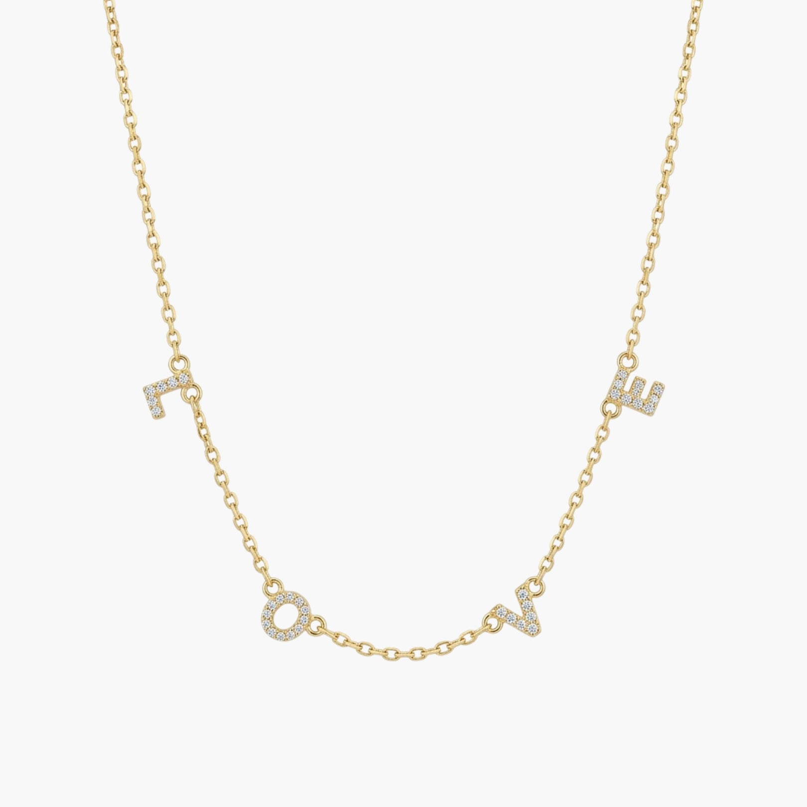 The Love Spaced Necklace Bling