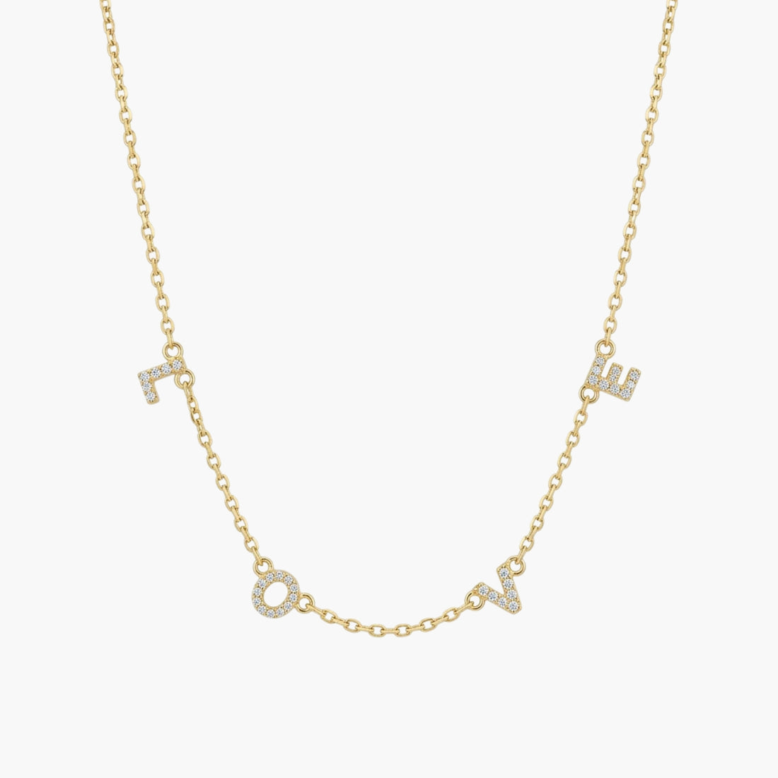 The Love Spaced Necklace Bling