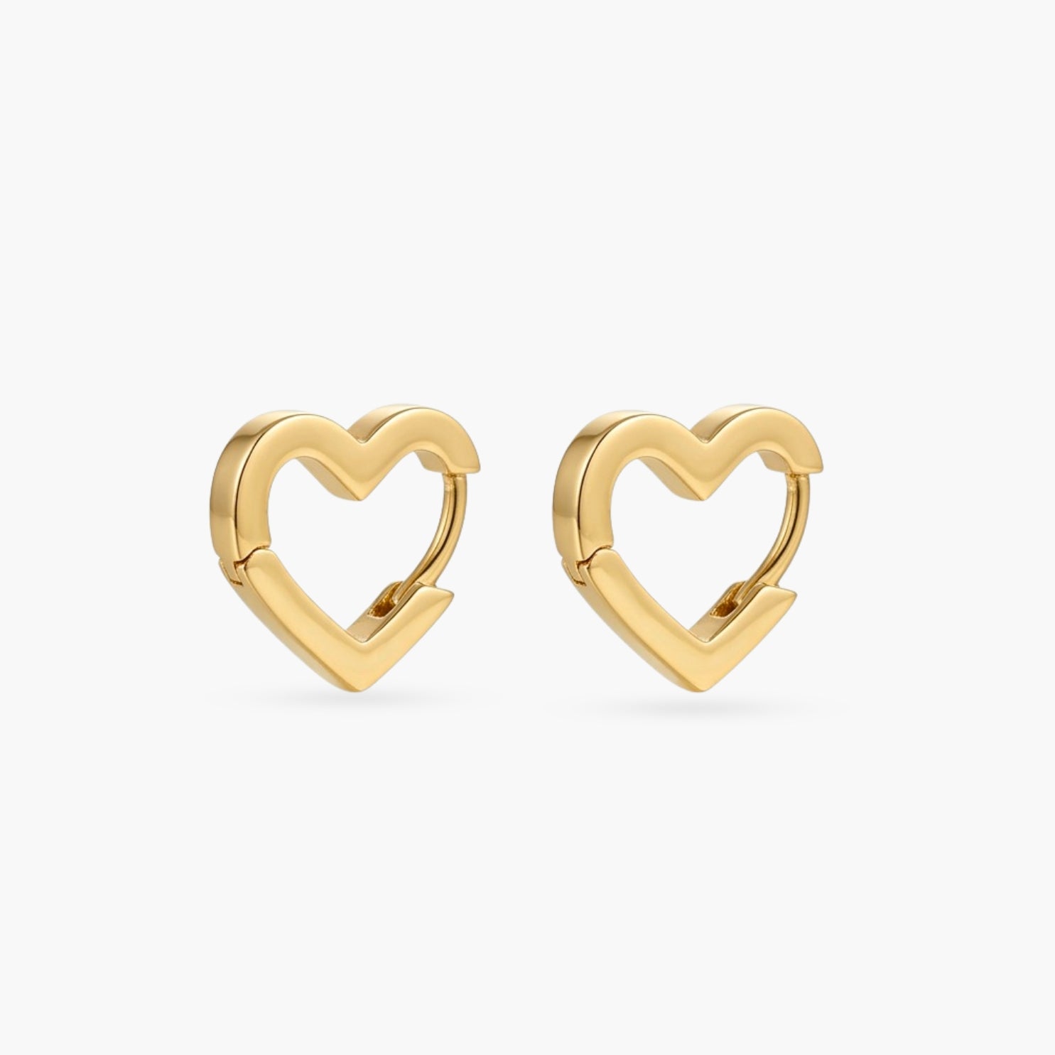 The Heart Huggie Earrings