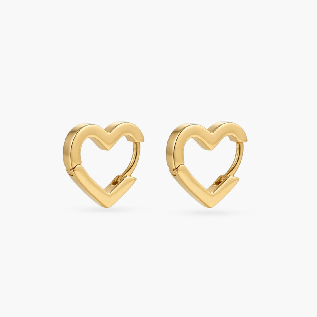 The Heart Huggie Earrings