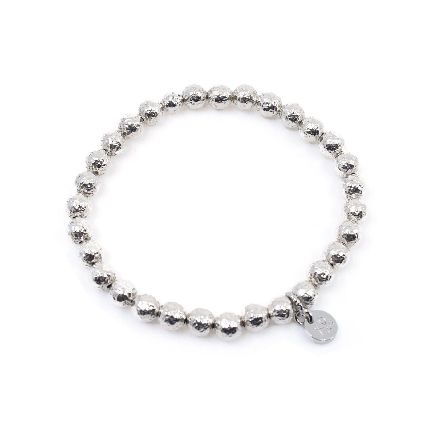 Eternity Bracelet in Hammered