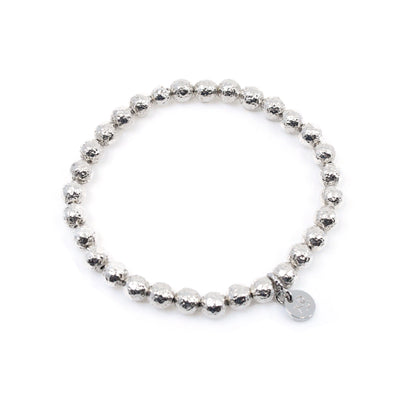 Eternity Bracelet in Hammered