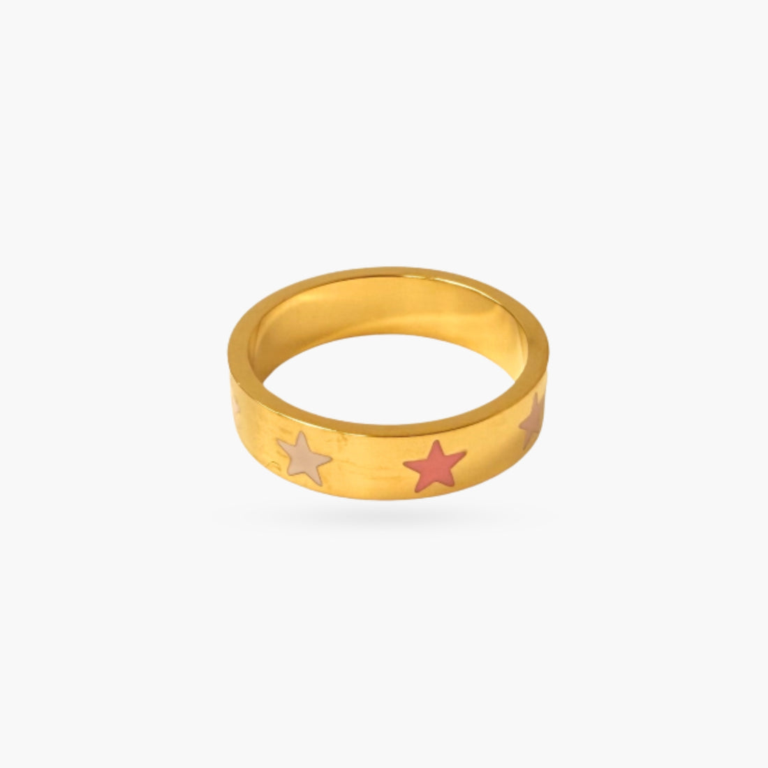 Pink and Red Gold Ring