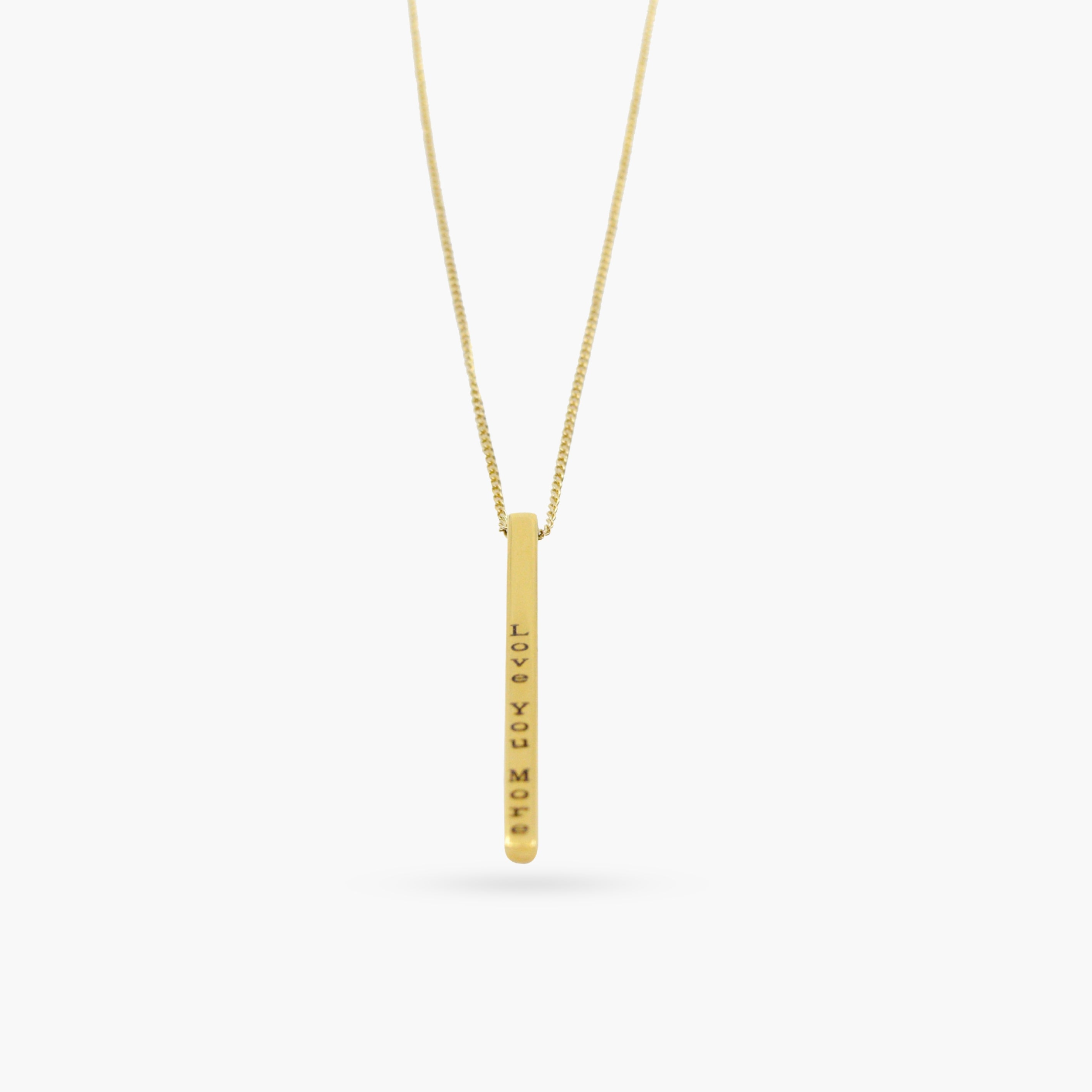The Love You More Pin Drop Necklace