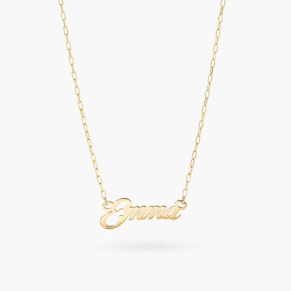 Your Name in Gold - Custom Gold Name Necklaces