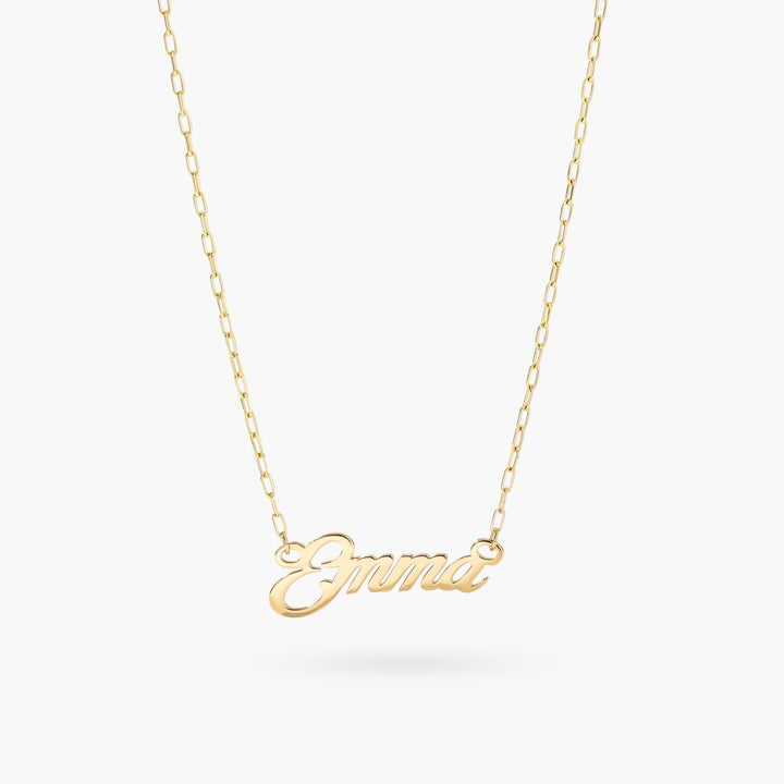 Your Name in Gold - Custom Gold Name Necklaces
