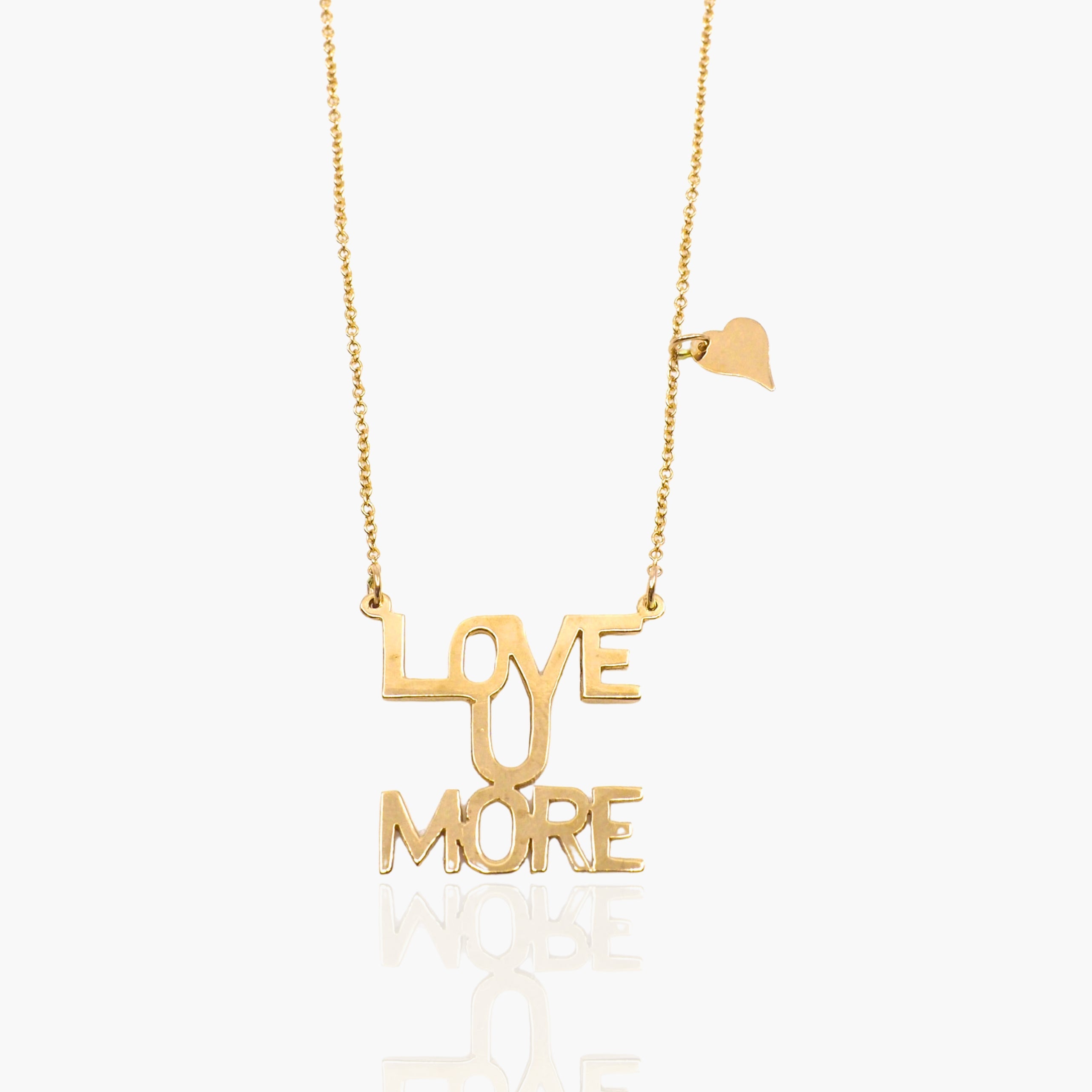 Love U More Sunrise Necklace in 10K & 14K Gold