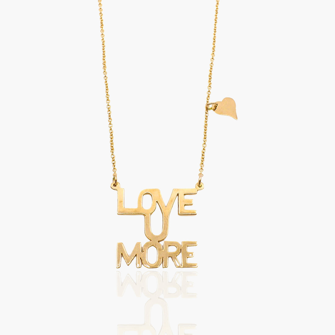 Love U More Sunrise Necklace in 10K & 14K Gold
